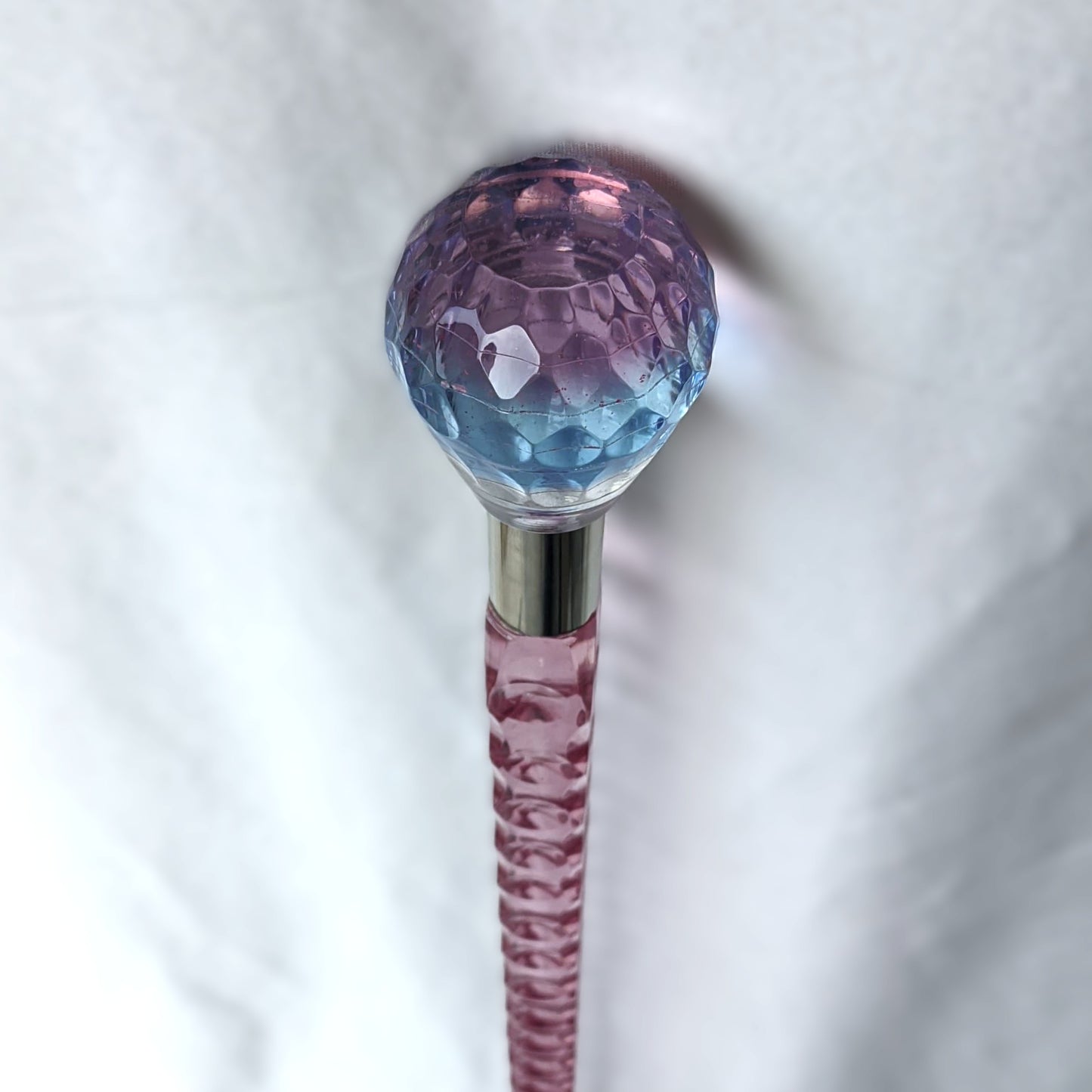Round Handle Transparent Cane Walking Stick for Women and Men Handmade Wedding Fashion & Support Cane