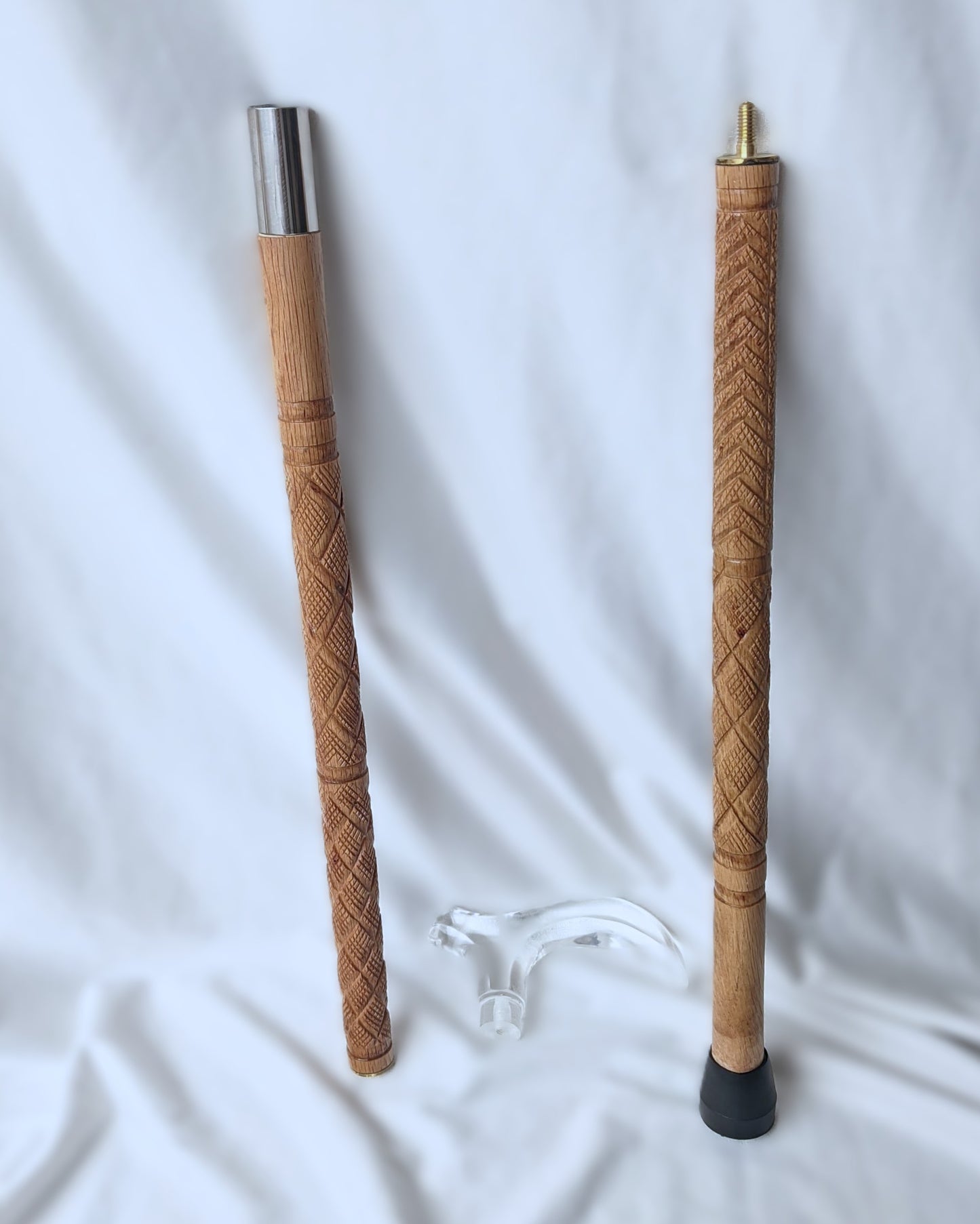Premium Wooden Walking Cane with Stylish Acrylic Handle – Elegant, Durable & Travel-Friendly