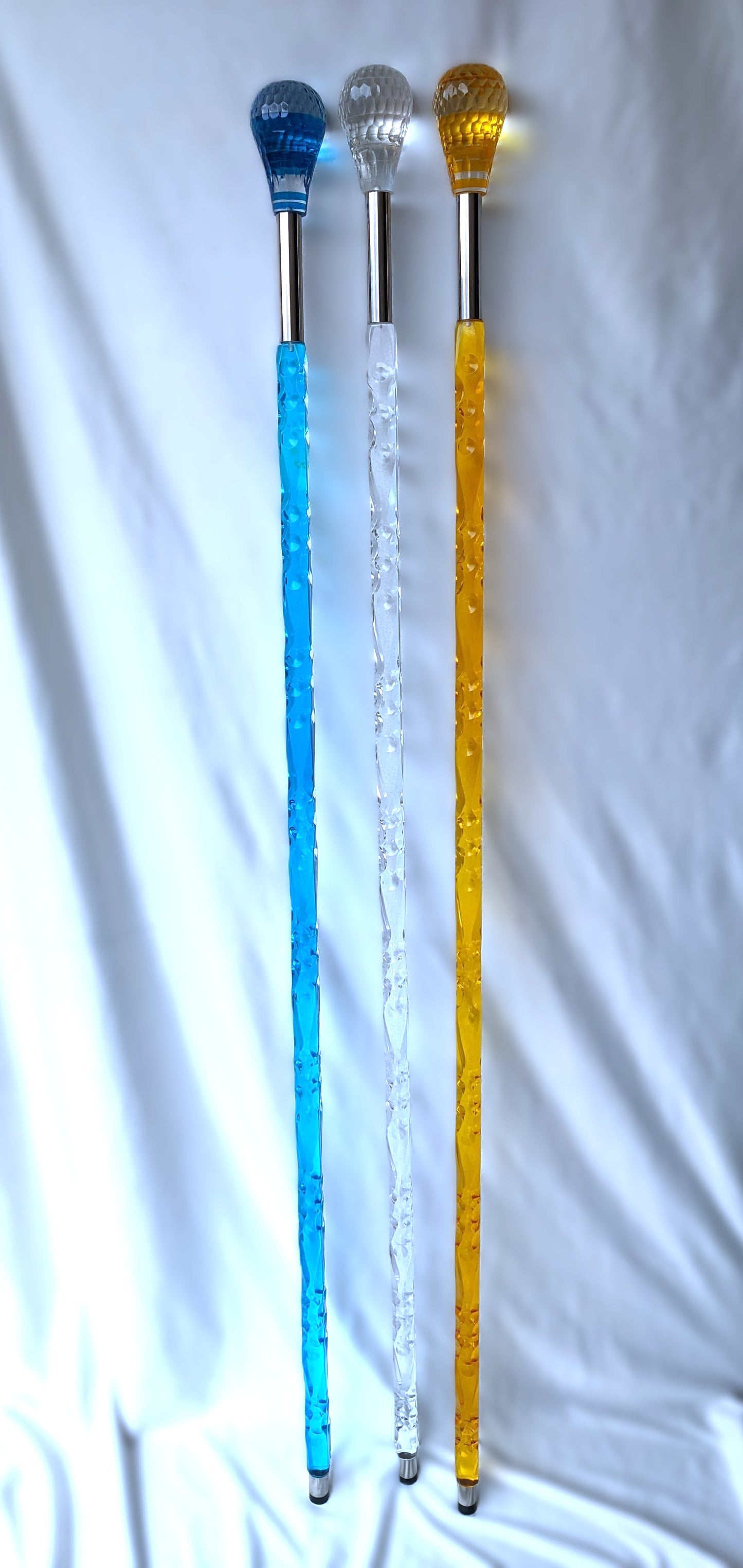 Noor-e-Khutba™ Premium Transparent Acrylic Imam Stick – 5ft Crystal Khutba Cane for Masjid, Jummah & Islamic Sermons | Durable & Elegant Design for Imams & Scholars