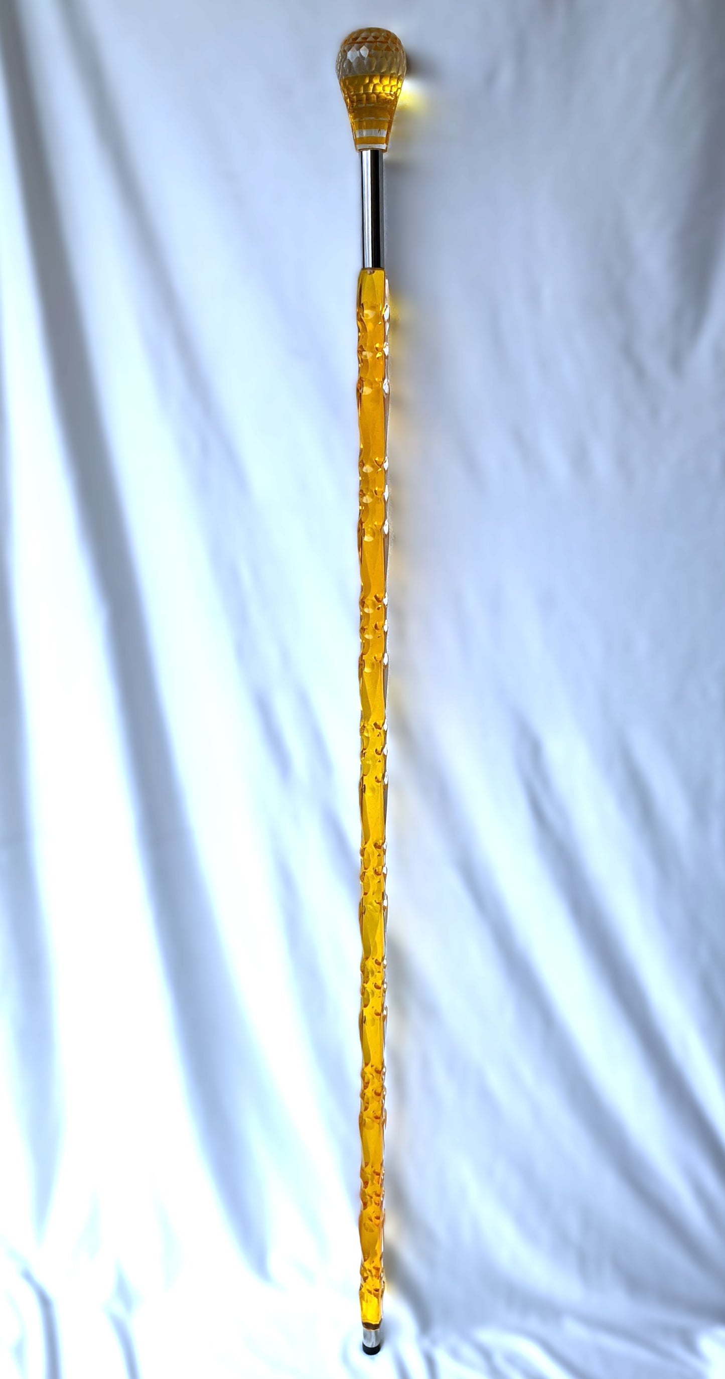 Noor-e-Khutba™ Premium Transparent Acrylic Imam Stick – 5ft Crystal Khutba Cane for Masjid, Jummah & Islamic Sermons | Durable & Elegant Design for Imams & Scholars