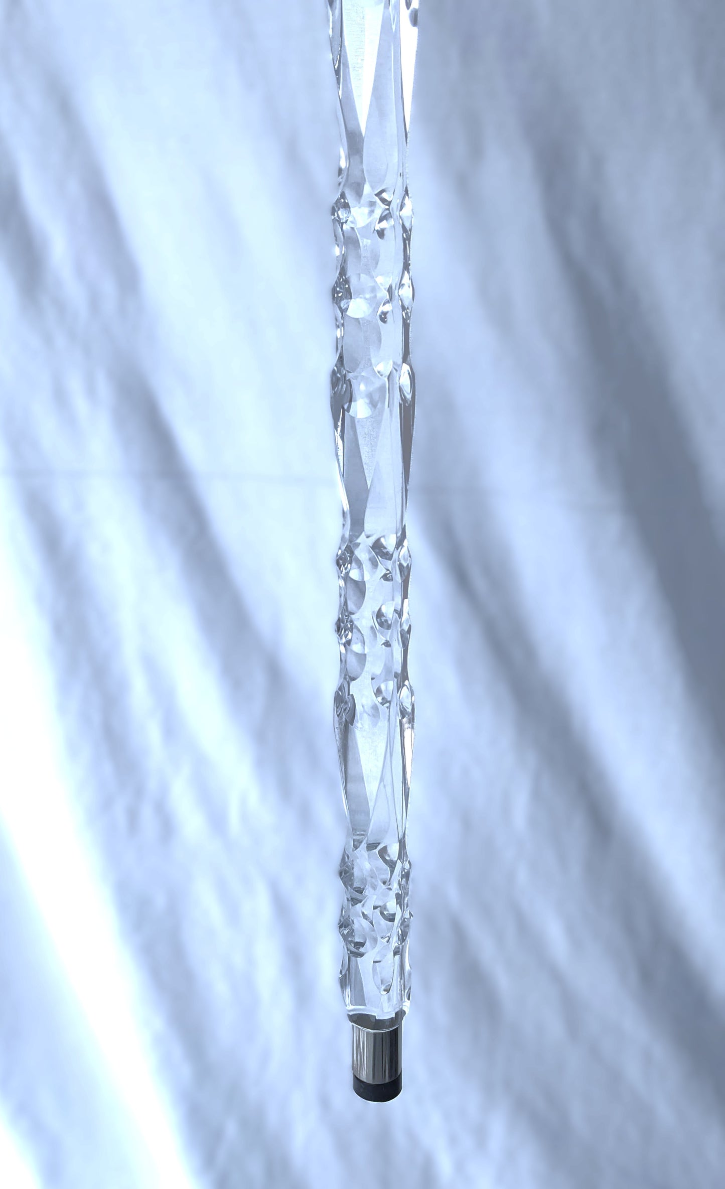 Noor-e-Khutba™ Premium Transparent Acrylic Imam Stick – 5ft Crystal Khutba Cane for Masjid, Jummah & Islamic Sermons | Durable & Elegant Design for Imams & Scholars