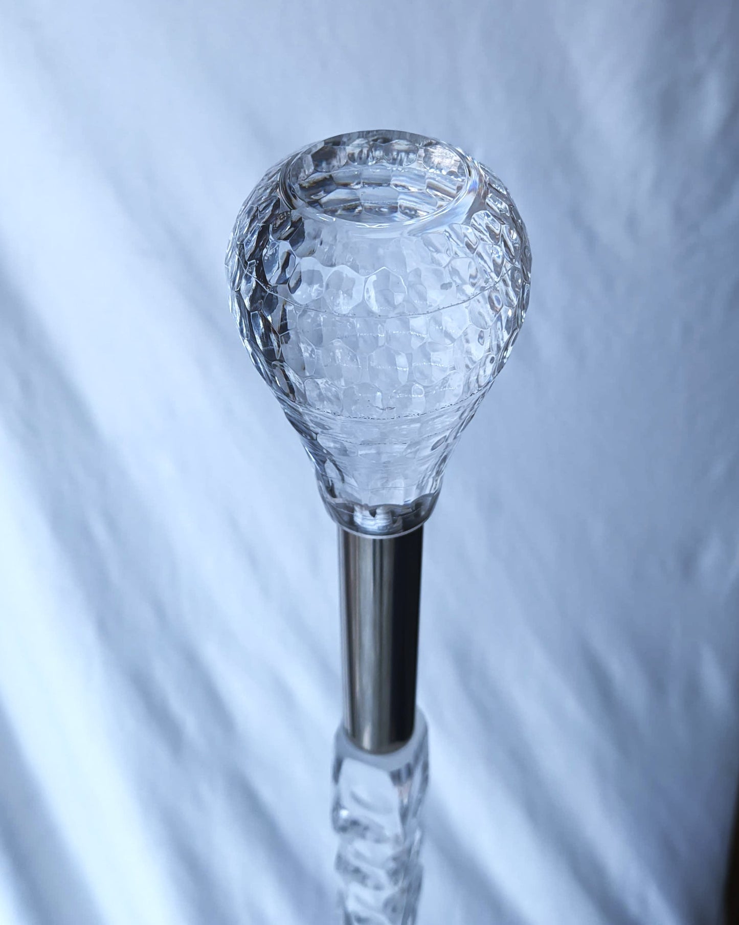 Noor-e-Khutba™ Premium Transparent Acrylic Imam Stick – 5ft Crystal Khutba Cane for Masjid, Jummah & Islamic Sermons | Durable & Elegant Design for Imams & Scholars