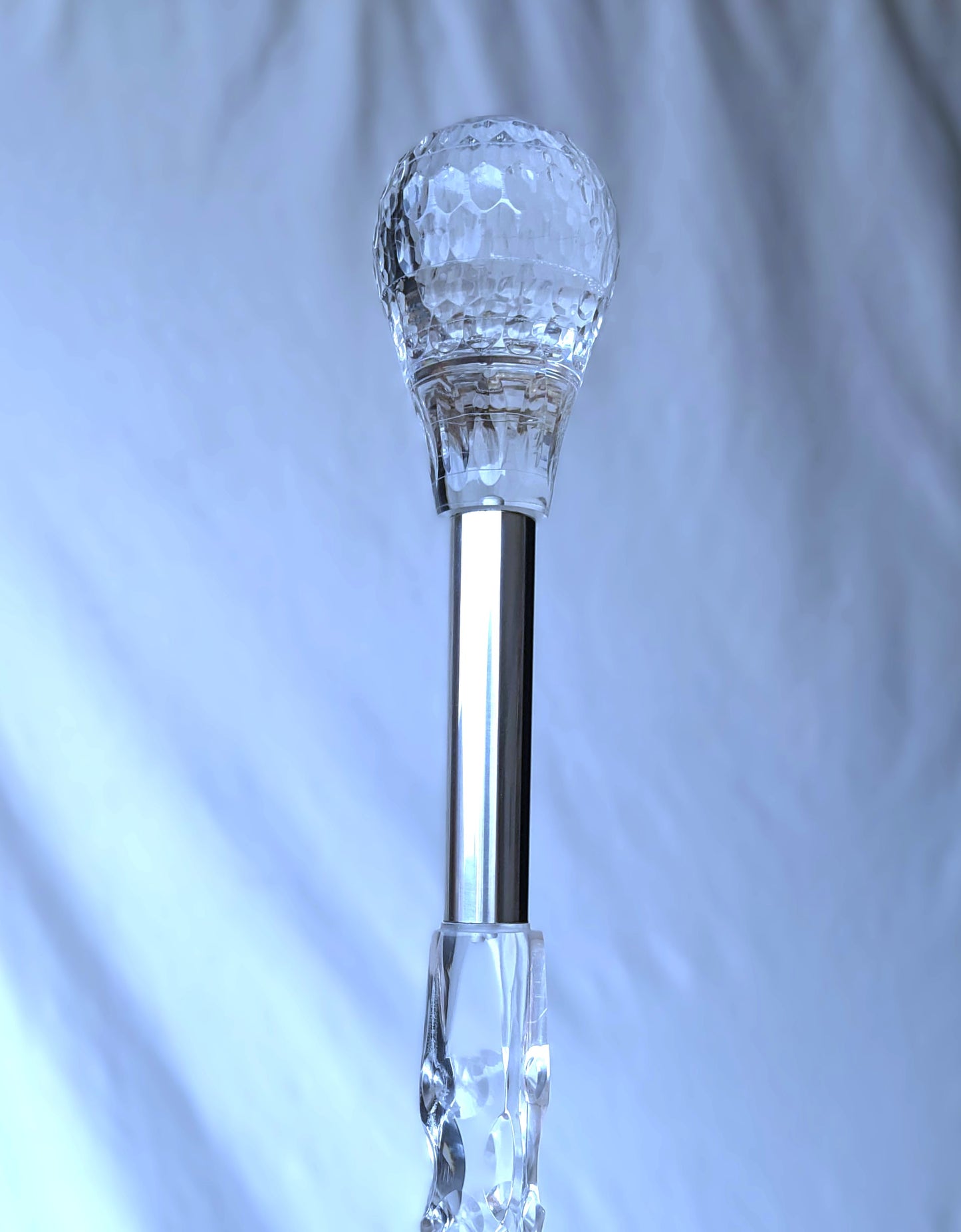 Noor-e-Khutba™ Premium Transparent Acrylic Imam Stick – 5ft Crystal Khutba Cane for Masjid, Jummah & Islamic Sermons | Durable & Elegant Design for Imams & Scholars