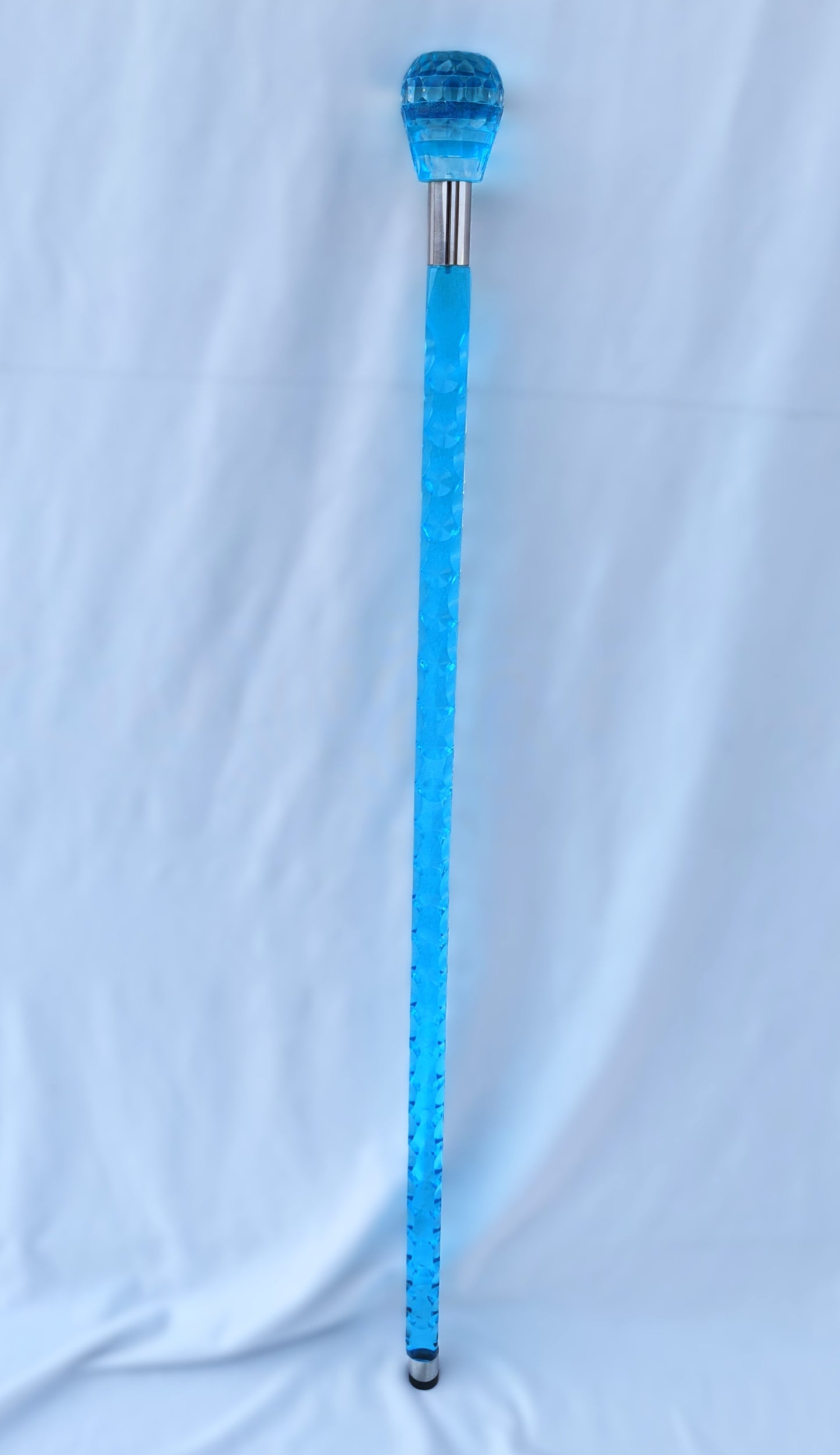 Round Handle Transparent Cane Walking Stick for Women and Men Handmade Wedding Fashion & Support Cane