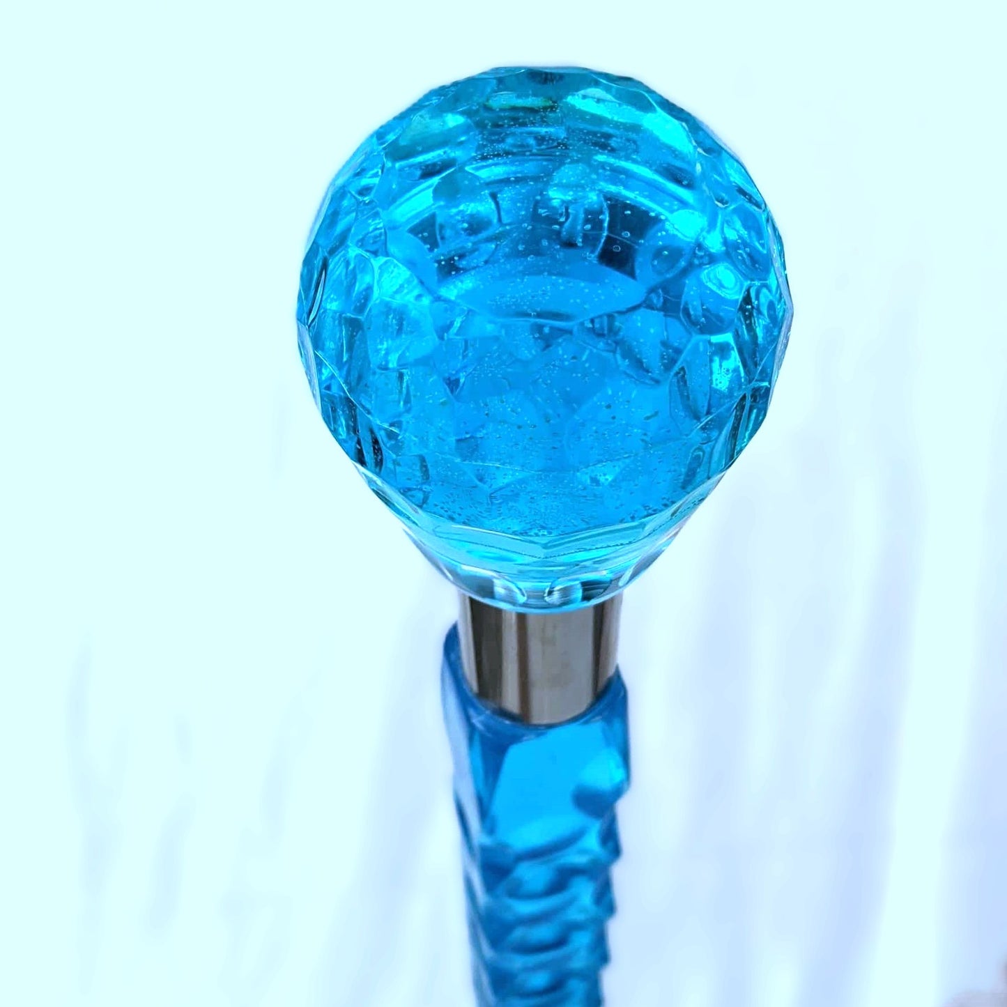 Round Handle Transparent Cane Walking Stick for Women and Men Handmade Wedding Fashion & Support Cane