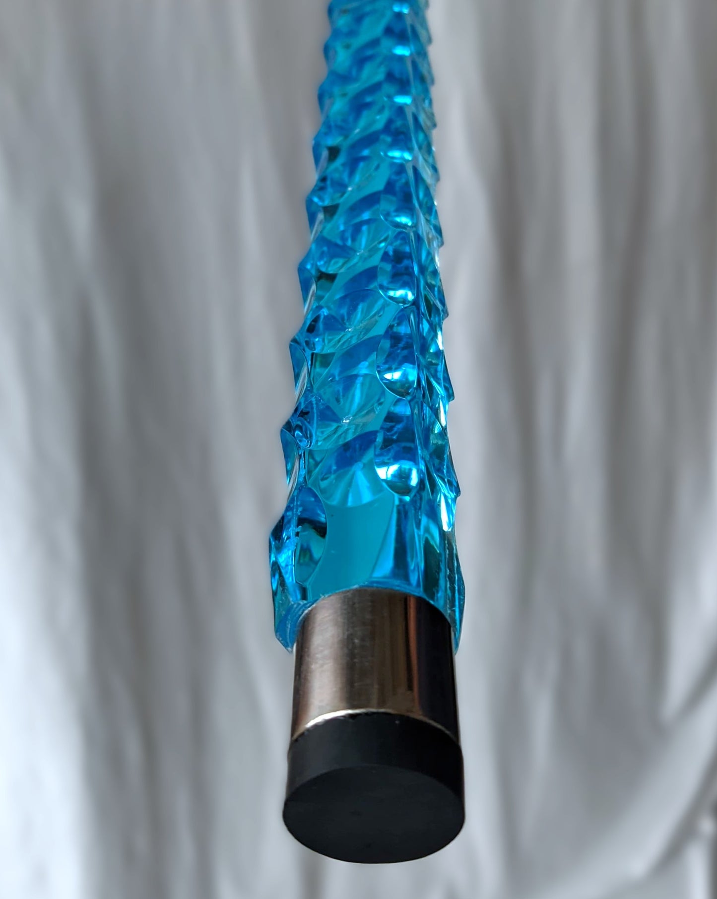 Neon Blue Acrylic Walking Stick & Cane