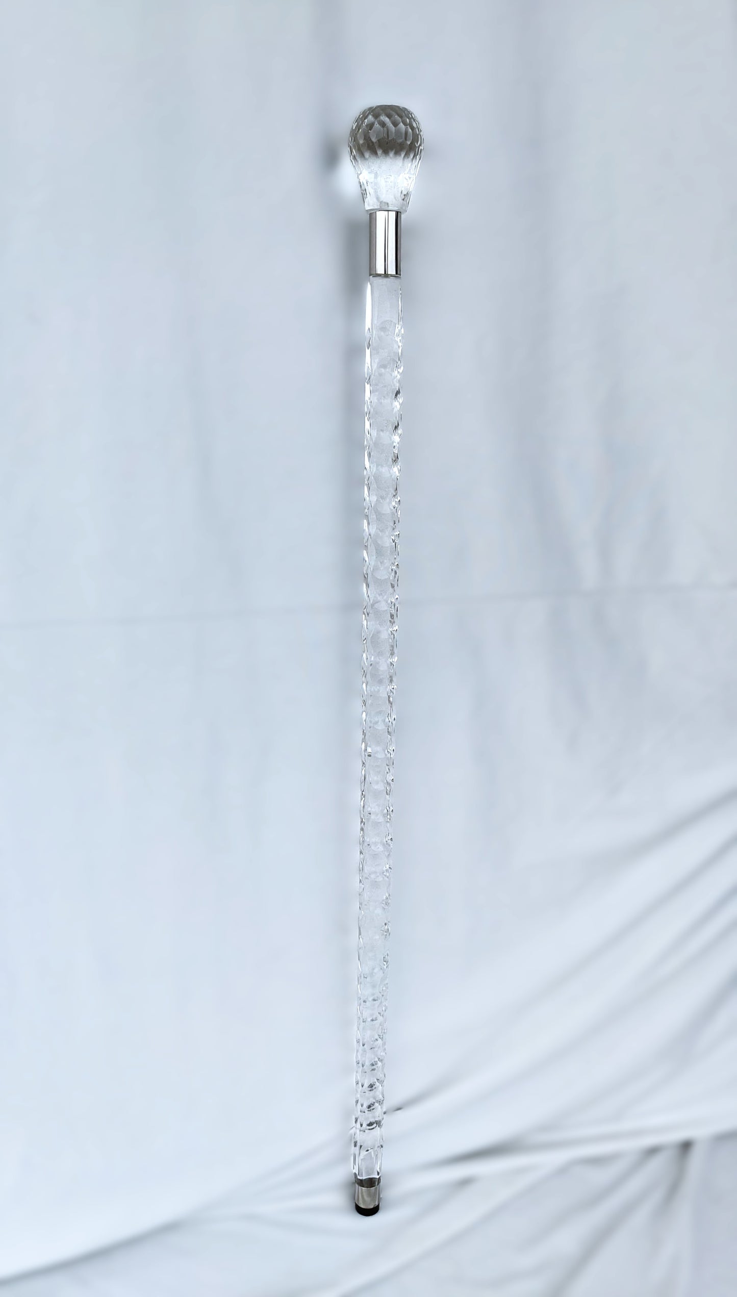 Round Handle Transparent Cane Walking Stick for Women and Men Handmade Wedding Fashion & Support Cane