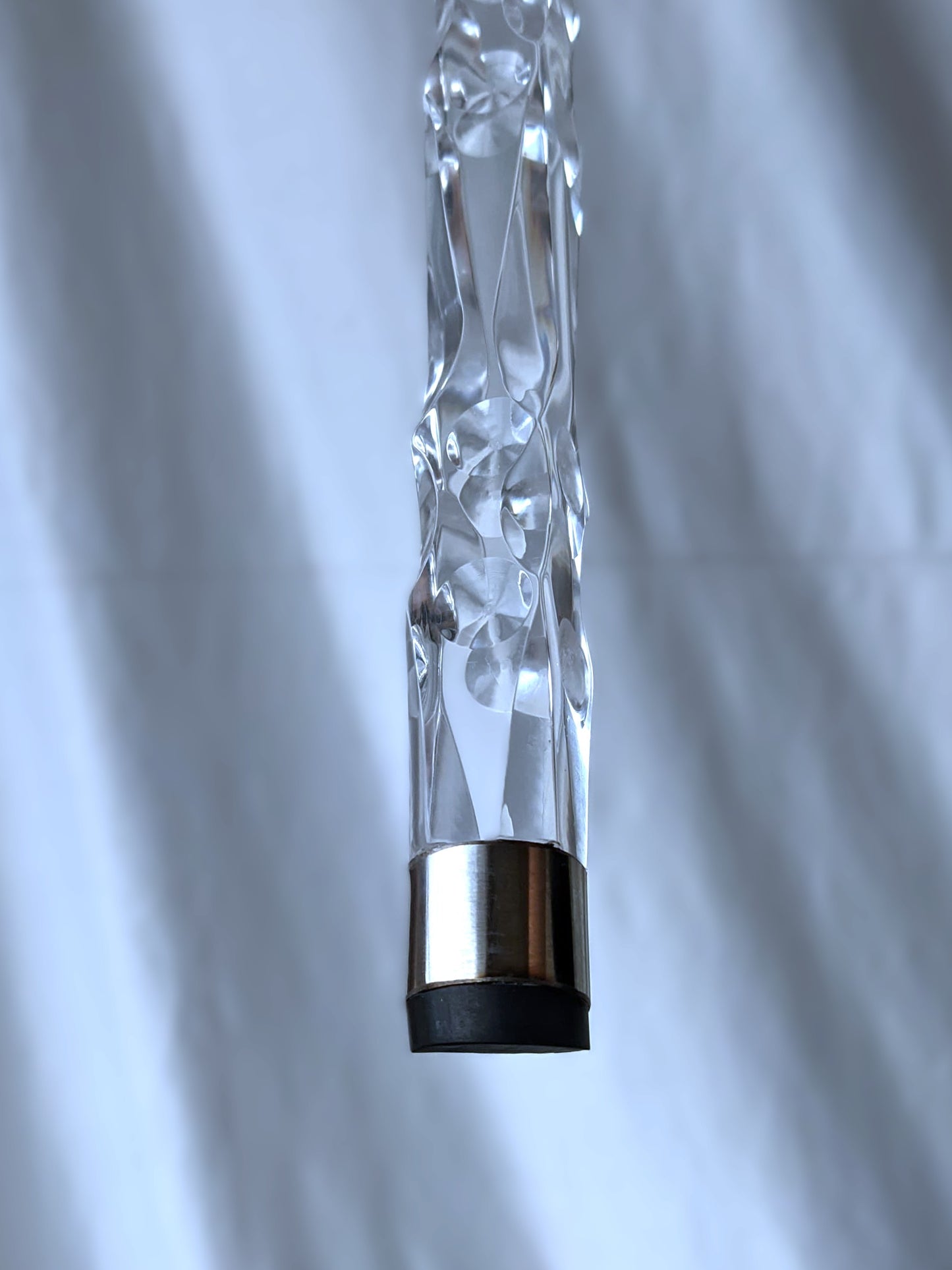 Luxury Clear Crystal Acrylic Walking Stick for Women | Elegant Transparent Cane for Seniors & Stylish Ladies | Custom Size + Gift Box