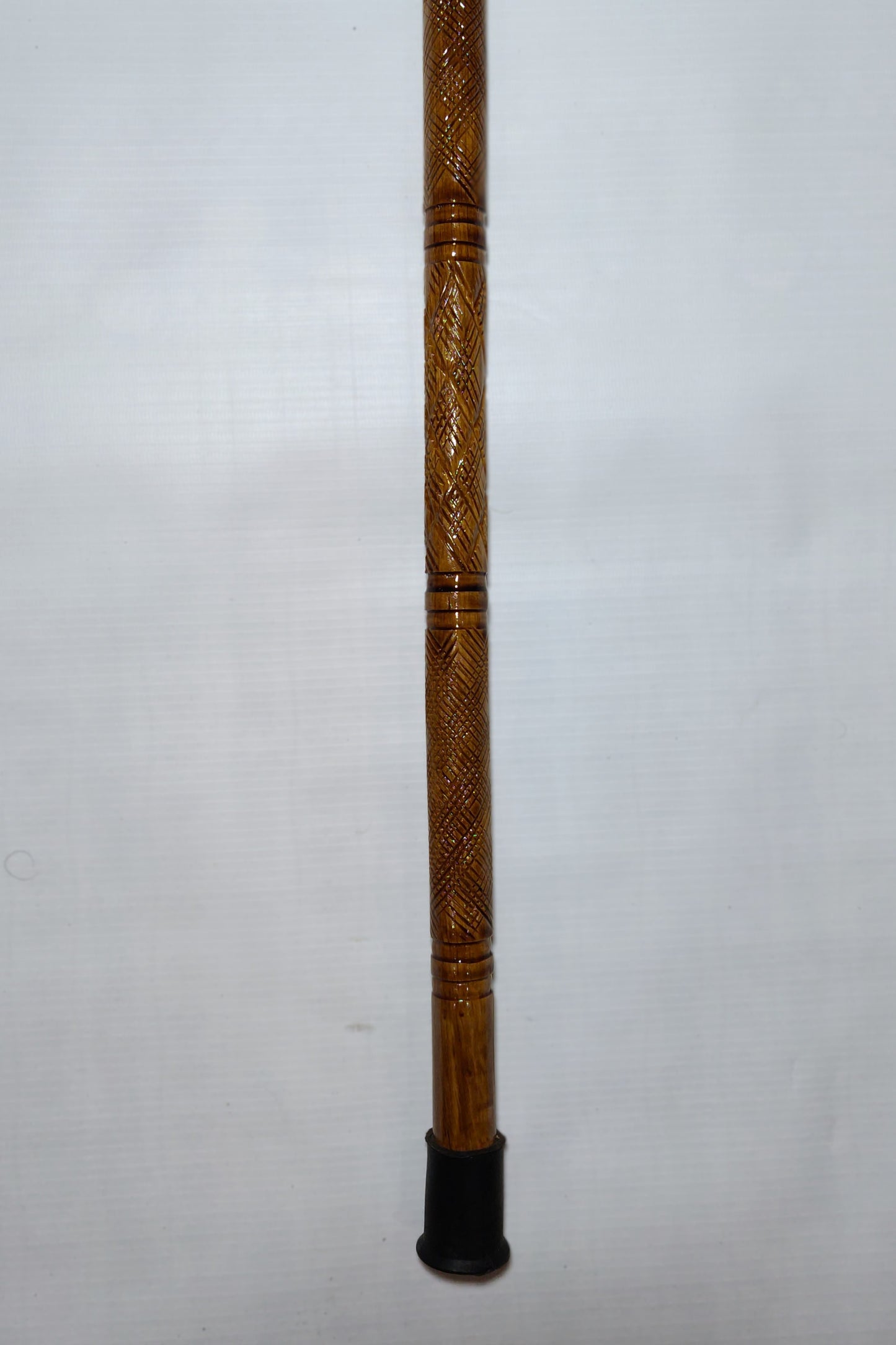 Premium Wooden Walking Stick with Horn Handle
