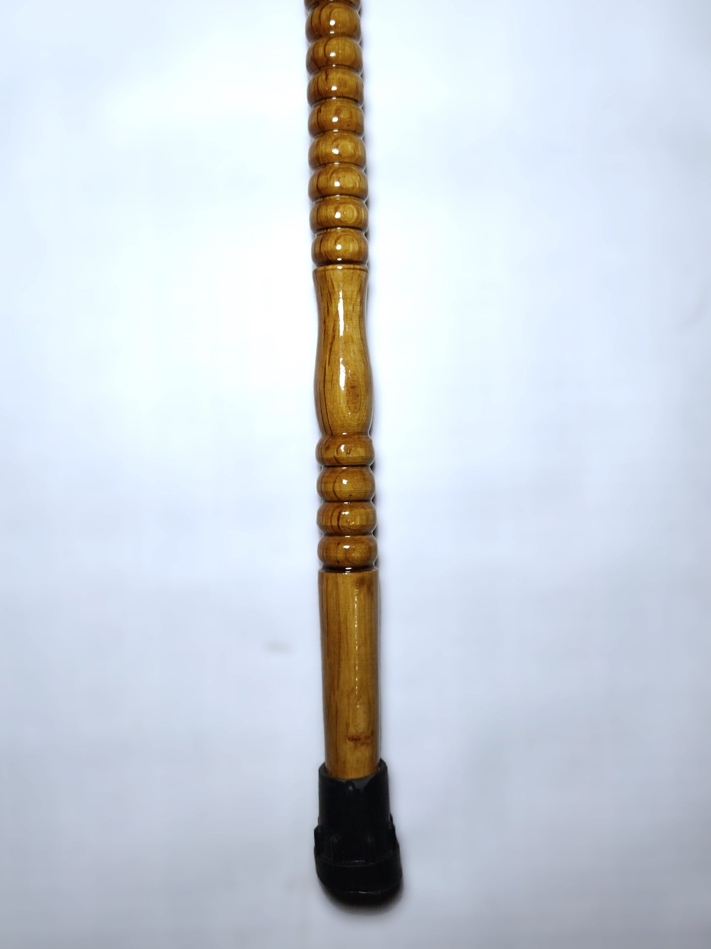 Premium Wooden Walking Stick with Horn Handle