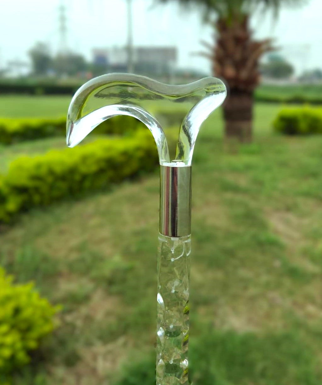 Transparent Acrylic Walking Stick & Cane