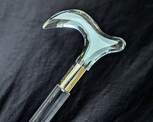 Invisible See-Through Cane & Walking Stick
