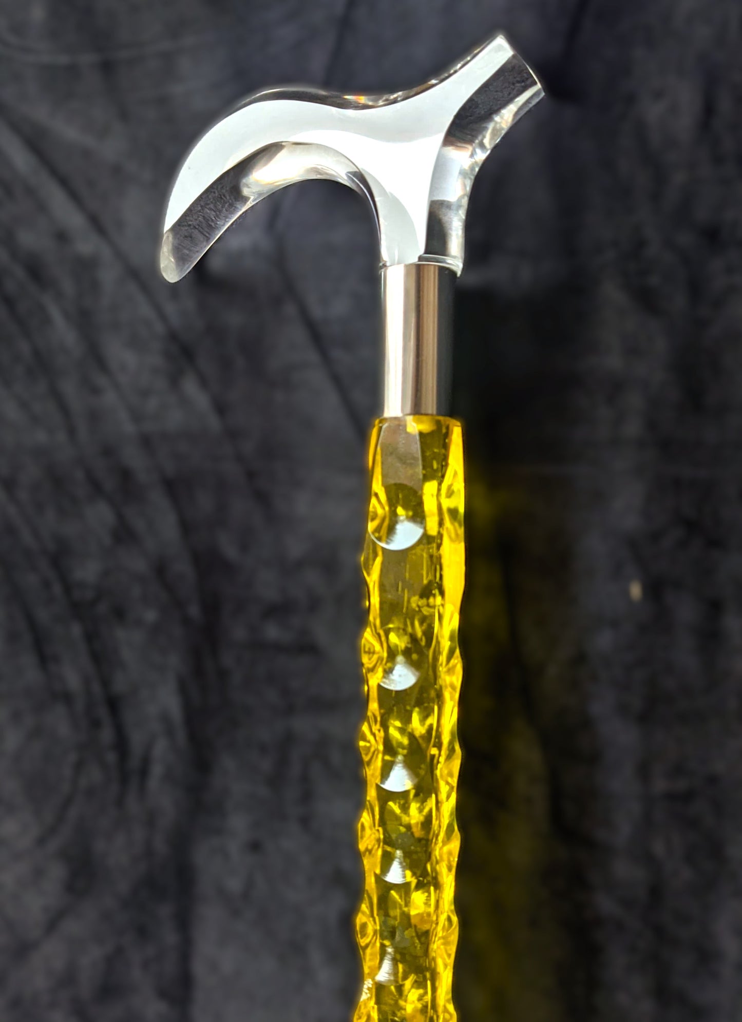 Golden Diamond Acrylic Walking Stick & Cane