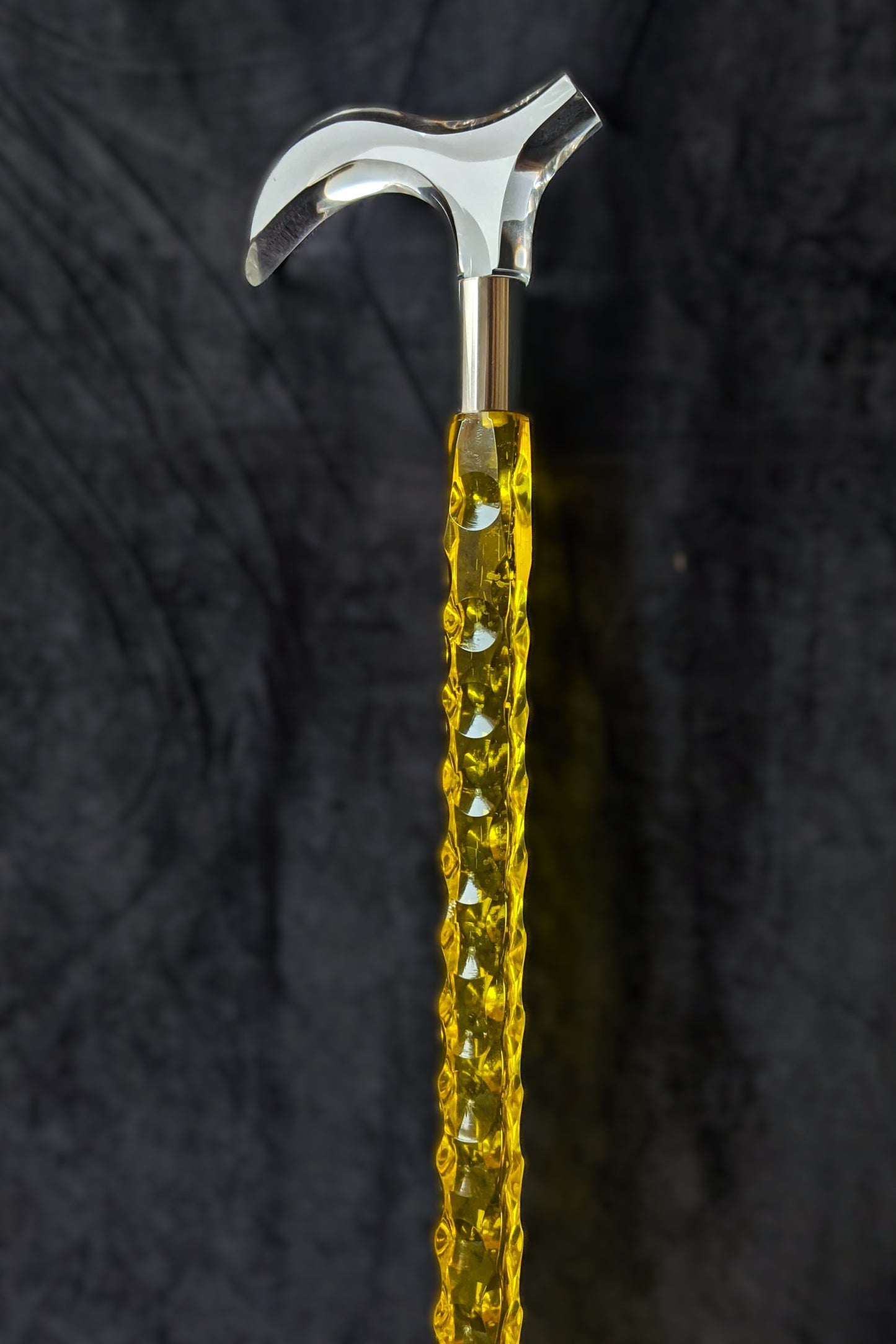 Golden Diamond Acrylic Walking Stick & Cane