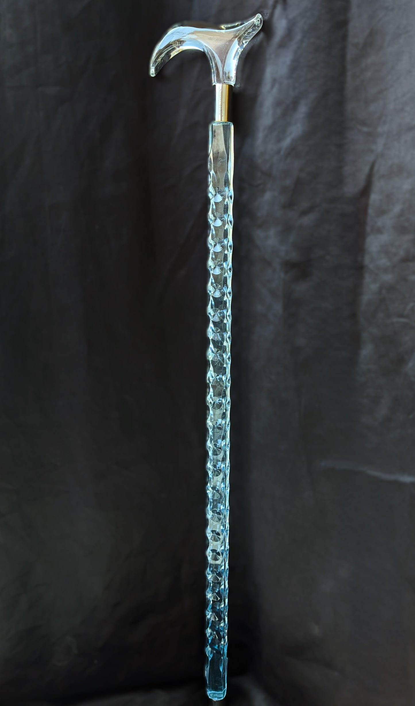 Blue Diamond Acrylic Walking Stick & Cane