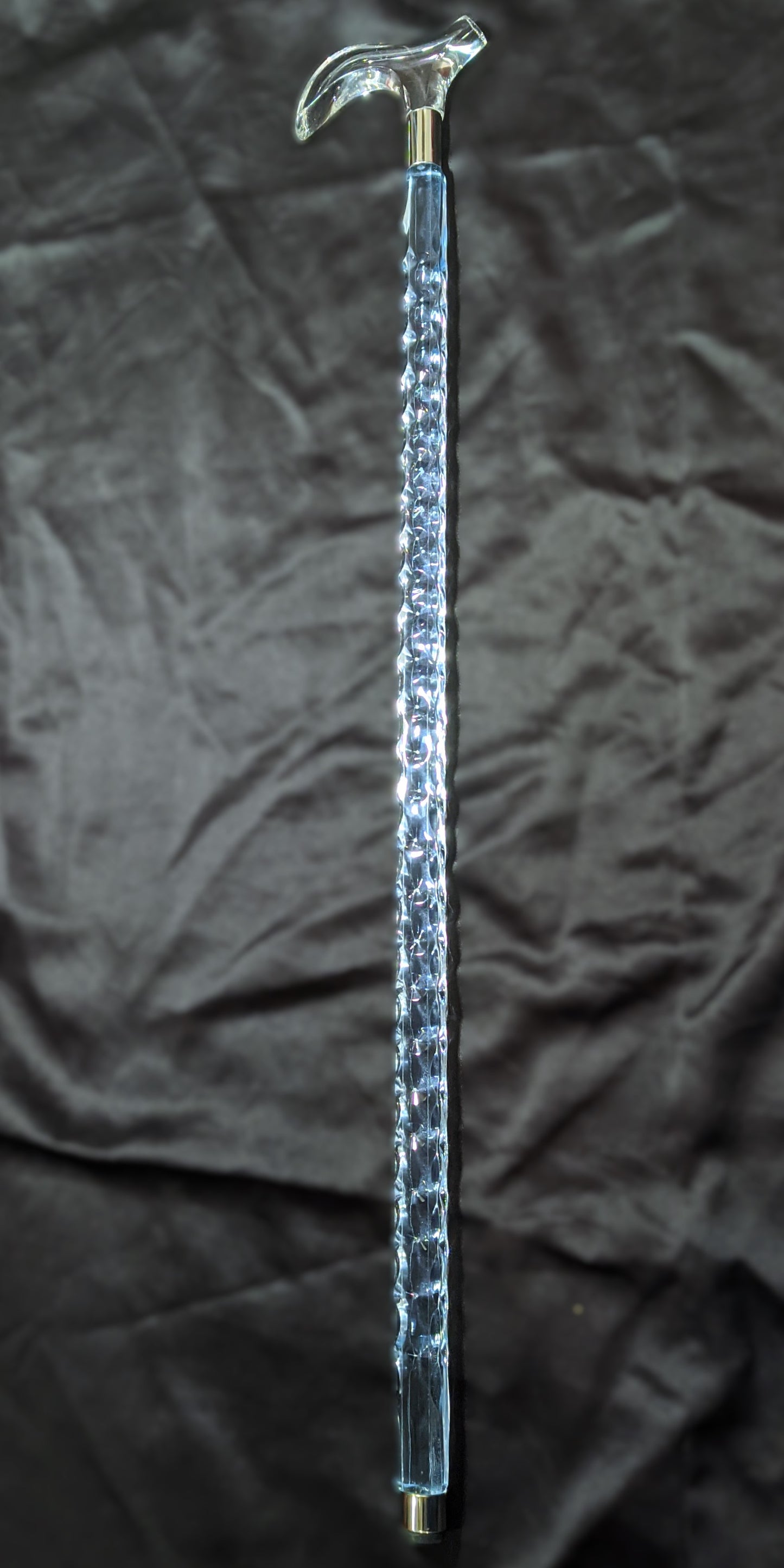 Blue Diamond Acrylic Walking Stick & Cane
