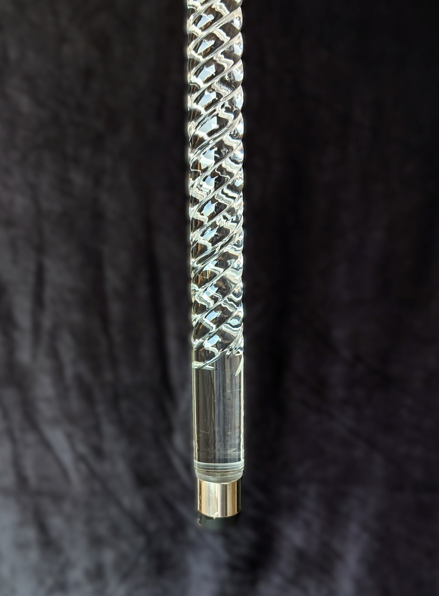 Acrylic Walking Stick Round – Premium Luxury Cane by Smart Walk