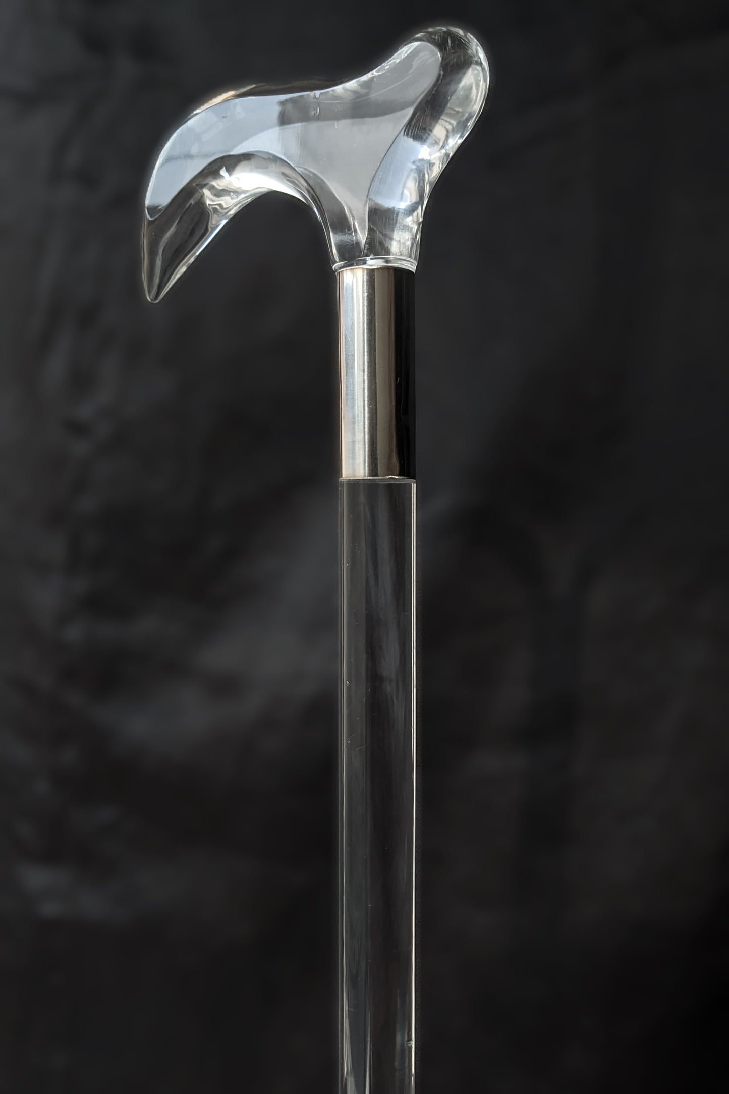 Invisible See-Through Cane & Walking Stick