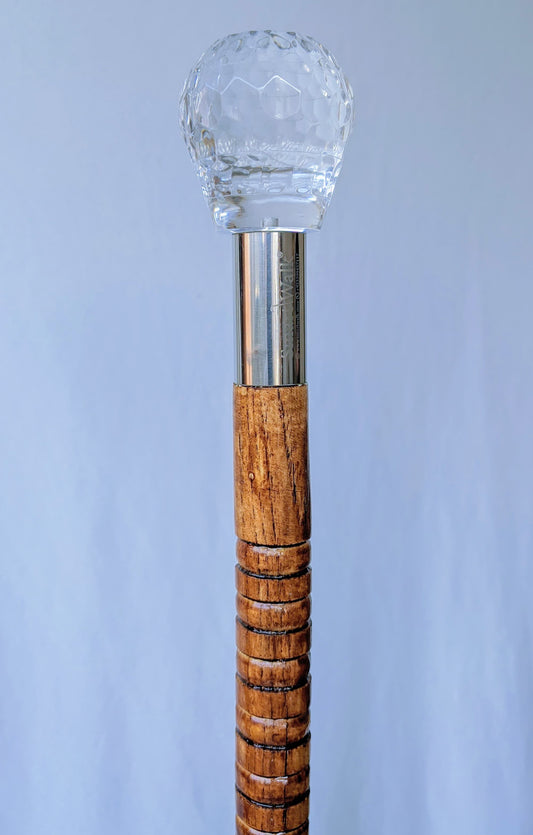 Premium Wooden &amp; Acrylic Crystal Imam Masjid Jumma Khutba Stick